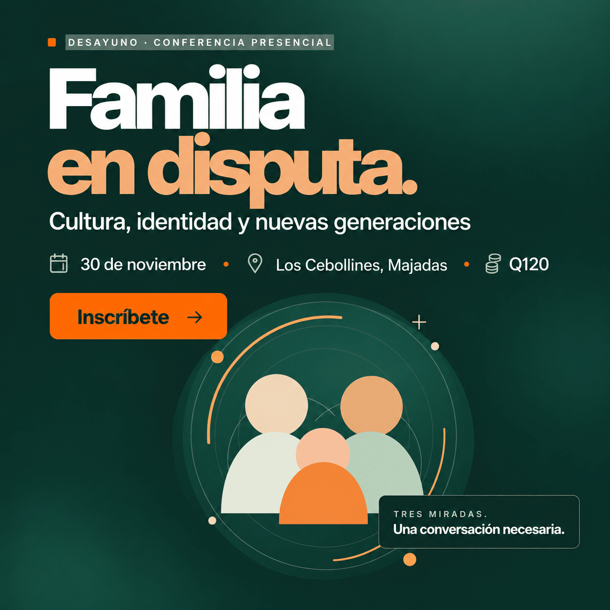 Familia en disputa: desayuno conferencia de Cursos CRUX